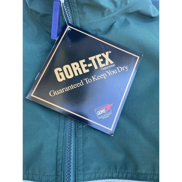 Vintage L.L. Bean Gore-Tex Rain Jacket Men’s Large Forest Green – New With Tags! - Picture 3 of 10